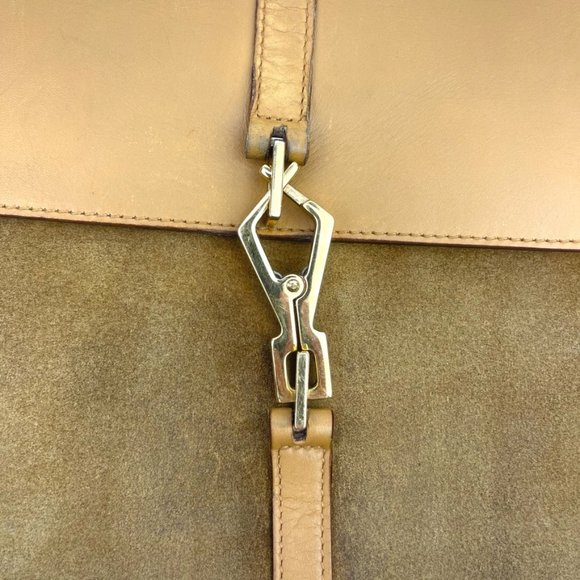 Rare Gucci by Tom Ford GUC Small Jackie 1961 Bamboo Handle Hobo Bag Early 2000 - Picture 8 of 11